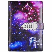 Milue Diary with Lock, Journal with Combination Lock Digital Password Notebook