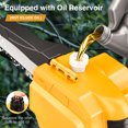thumbnail image 4 of Mini Chainsaw Cordless with Oiler, Handheld Mini Chain Saw Cordless Mini Hand Held Chain Saw Electric, Mini Electric Chainsaws for Garden Yard Tree Trimming with 2Pcs Chains, 4 of 7