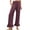 Purple69, variant on TANYSU Women's Casual Ruffled Pants Summer Comfortable Everyday Long Trousers Lightweight Breathable Wear For Ladies Solid Color Leisure