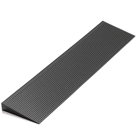FCOME 1.6 Inch Rise Rubber Threshold Ramp Anti-Slip Wheelchair Doorway Ramp for Scooters, Carts & Sweepers