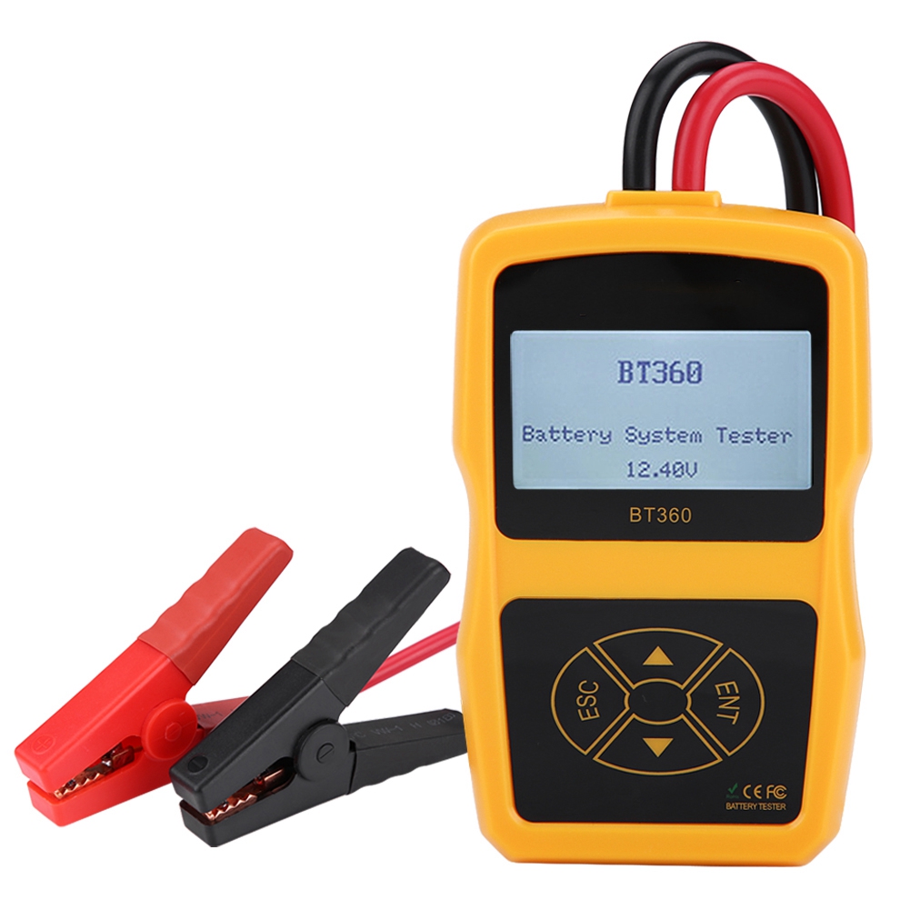 Tebru Car Battery Tester Analyzer, 12V BT-360 Automotive Load Battery