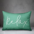 thumbnail image 2 of Creative Products Relax Thin Script Mint 14x20 Indoor / Outdoor Pillow, 2 of 8