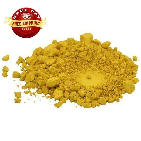Yellow Iron Oxide Powder Pigment USP Pharmaceutical Grade for DIY 2 oz