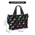thumbnail image 2 of Travel Duffle Bag Abstract Colorful Cute Horse Travel Tote Bags Carry on Luggage Waterproof Weekender Bags with Top Handle Adjustable Shoulde Strap for Travel Gym, 2 of 5