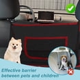 thumbnail image 6 of Unique Bargains Dog Car Net Barrier with Stretchable Storage Bag Keep Pet Dogs in the Back Seats for Cars SUVs Red, 6 of 7