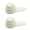 White*2PCS, variant on Cheers US Plastic Reusable Scoop Smooth Surface Coffee 2-pcs Measuring Spoon