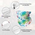 thumbnail image 5 of Paint Splatter Colorful Winter Neck Gaiter Warmer Face Mask Warm Face Scarf Cover For Cold Weather Outdoor, 5 of 6