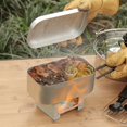 thumbnail image 2 of CNKOO Heatable Leak-proof Bento Box 304 Stainless Steel Camping Cooking Food Box for Office, 2 of 12
