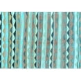 thumbnail image 1 of Ahgly Company Indoor Rectangle Southwestern Light Blue Country Area Rugs, 2' x 4', 1 of 4