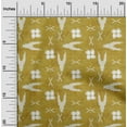 thumbnail image 1 of oneOone Polyester Lycra Fabric Arrow Sign & Check Kasuri Print Sewing Fabric BTY 56 Inch Wide, 1 of 4