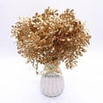thumbnail image 2 of Artificial Plants for Christmas Decor, Gold Plastic Grass Fake Shrubs Simulation Leaves Indoor Outdoor Planter Filler Party Hotel Verandah Wedding Home Decoration, 2 of 9