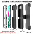 thumbnail image 4 of Xihaiying LG K92 5G Case Heavy Duty Case Fashion Case Shockproof Military Triple Layers Protective Armor Holster Anti-Scratch Case, 4 of 7