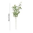 thumbnail image 3 of Autumn Artificial Leaf Branches Bendable Iron‑wire Stems Realistic Foliage Reusable Thanksgiving Indoor Outdoor Floral Decor Supplies Green, 3 of 6