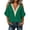 Green, variant on Womens Summer Tops Color Block V-Neck Batwing Sleeve Blouse, Casual Cold Shoulder Top