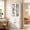 White-B(Glass Door), variant on RichYa 71'' Tall Bookcase with 3 Drawers,3 Cubes Open Bookshelves,6 Tier Storage Cabinet for Home Office,Living Room,Wood