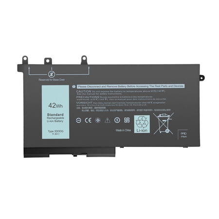 3DDDG Battery for Dell Latitude 5280 E5280 5480 E5480 5580 E5580 5490 E5490 42Wh