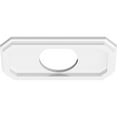 thumbnail image 2 of 12"W x 6"H x 4"ID x 4"C x 1"P Emerald Architectural Grade PVC Contemporary Ceiling Medallion, 2 of 11