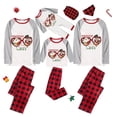 thumbnail image 1 of Pijamas familiares navideños a juego, conjuntos de pijamas a cuadros blancos y negros, gafas de sol, Navidad en julio, 1 of 3