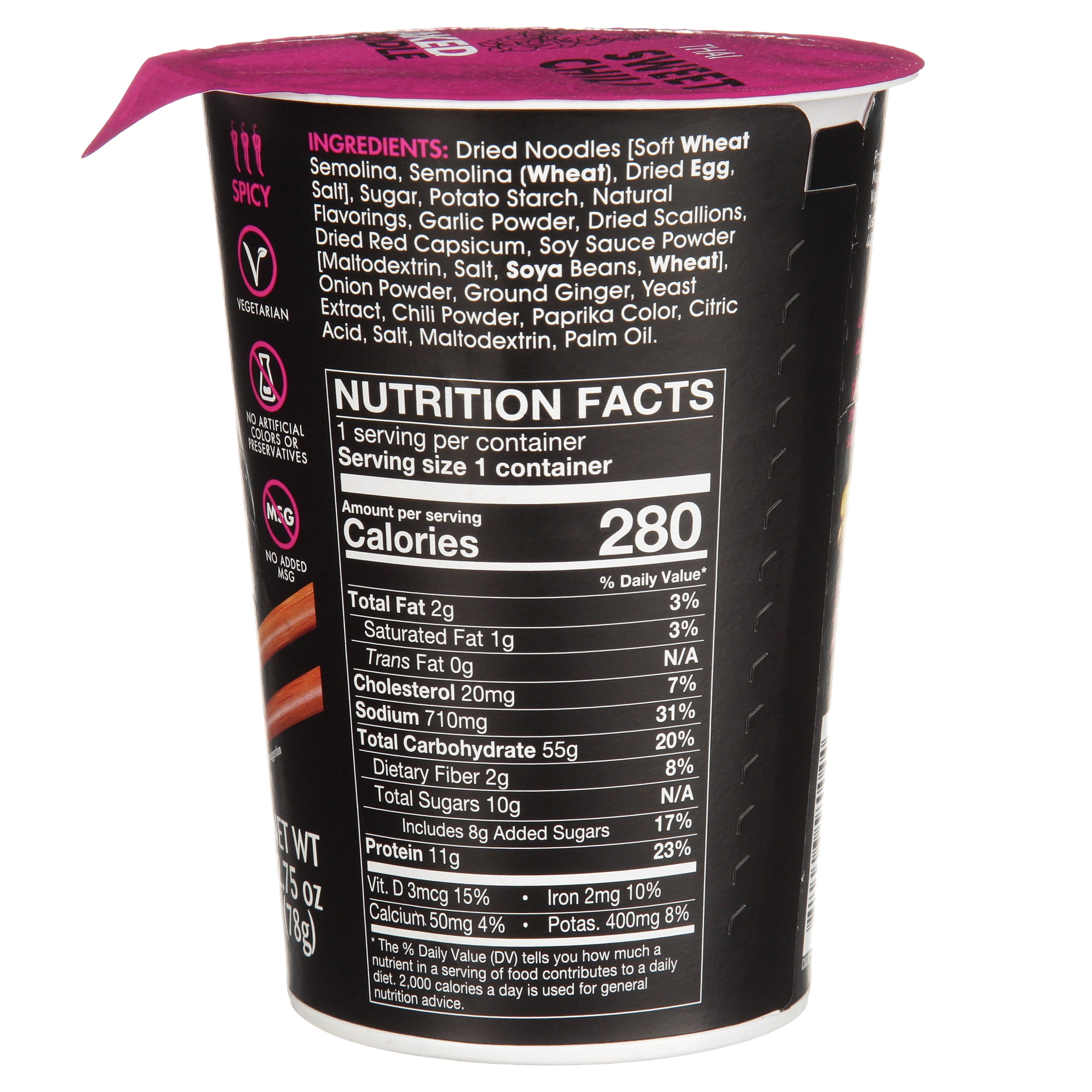 Naked Noodle Thai Sweet Chili, Packaged Soup, 2.75 oz