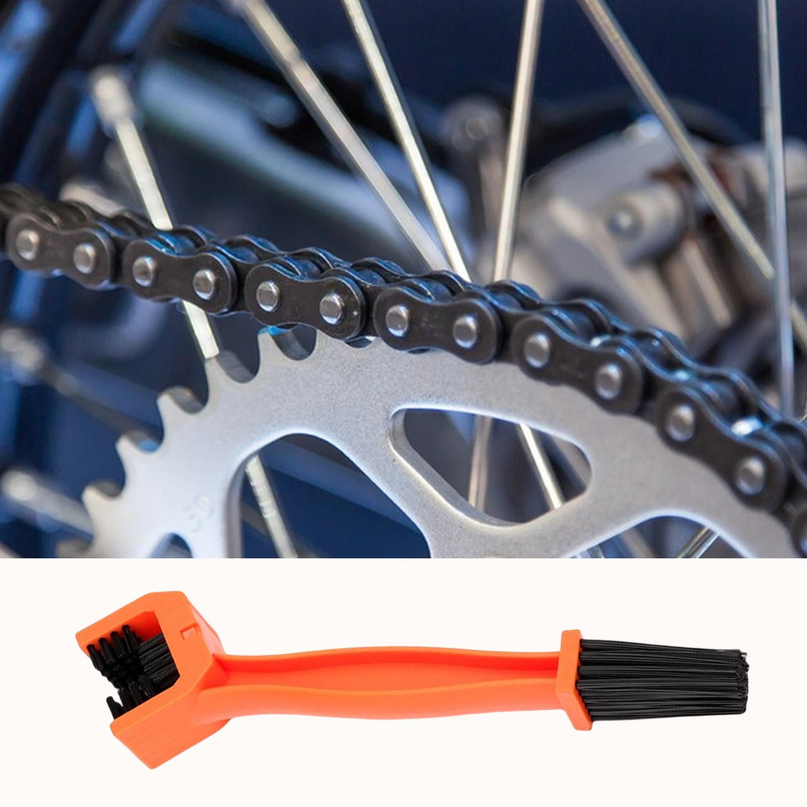 Chain Brush 2PCS Motorcycle ,Double-Ended Motorcycle Chain Cleaner