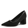 thumbnail image 2 of PATRIZIA ERONE Women’s Block Heel Pump – Pointed Toe Slip-On with Buckle Detail and Patent Trim, 2 of 9