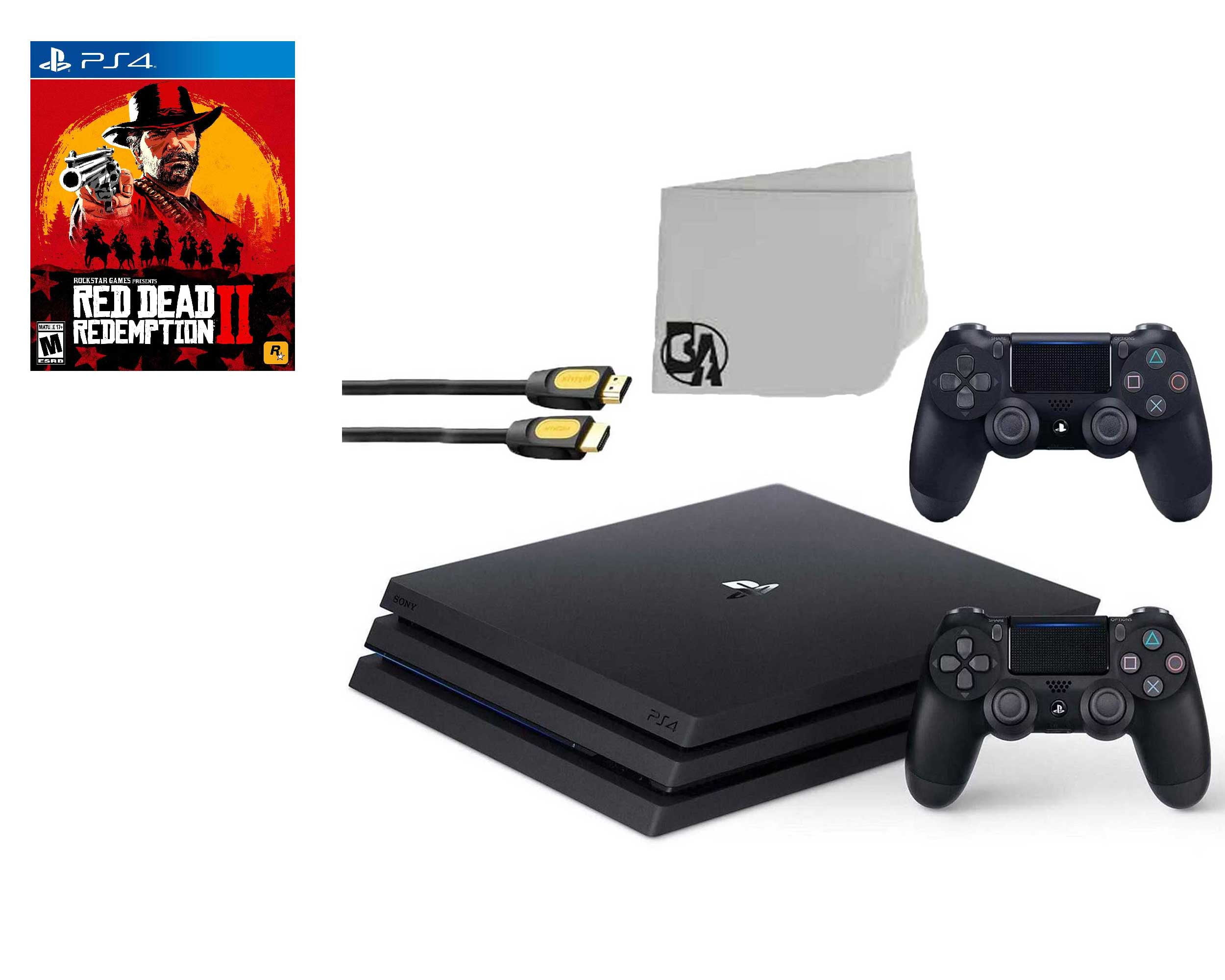 øre trimme Forventer Sony PlayStation 4 Pro 1TB Gaming Console Black 2 Controller Included with  God of War BOLT AXTION Bundle Like New - Walmart.com