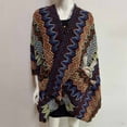 thumbnail image 4 of Tawop Sweaters for Women Chunky Knit Shawl Warps Cozy Bohemian Colorful Cover Blouses Tops, 4 of 8