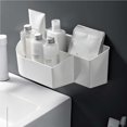 thumbnail image 3 of Estante Para Inodoro Sin Perforaciones Montaje En Pared Caja Organizadora De Almacenamiento De Cosméticos Gran Capacidad Baño Drenaje Soporte De Almacenamiento Estante Para El Dormitorio Del Hotel sonducket HA024051-00, 3 of 7