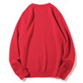 thumbnail image 2 of SWIMSHY Unisex Heart Pattern Printed Crewneck Casual Sweatshirt Fashion Graphic Printed Long Sleeved Pullover Loose Tops Red, L, 2 of 4