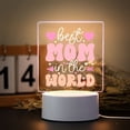 thumbnail image 4 of MyArtWe Colorful Acrylic LED Light For Mom Night Lamp, 4 of 8