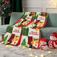 thumbnail image 5 of Christmas Throw Blanket Plaid, Xmas Tree Flannel Blanket, Soft Holiday Winter Blanket for Kids Adults, Vintage Warm Cozy Blanket for Couch Bed Sofa, Christmas Home Decor Gift, 50 x 60 Inches, 5 of 6
