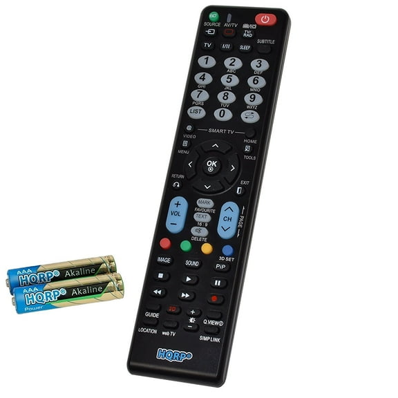 HQRP Remote Control for LG 22LB4510, 24LB4510, 29LB4510, 24LB451B, 84LM9600, 65LA9650 TV Smart 3D 4K