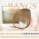 thumbnail image 5 of Pinza para el pelo con flequillo rosa, siete flequillos, cabello humano con flecos para mujer, 5 of 7