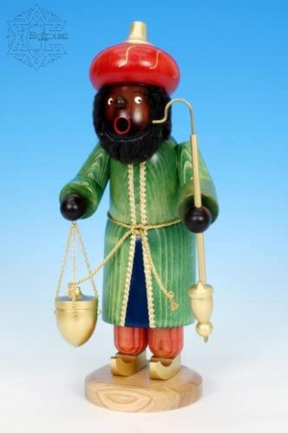 "German Incense Smoker Balthasar 28,5 cm / 11 inch Christian