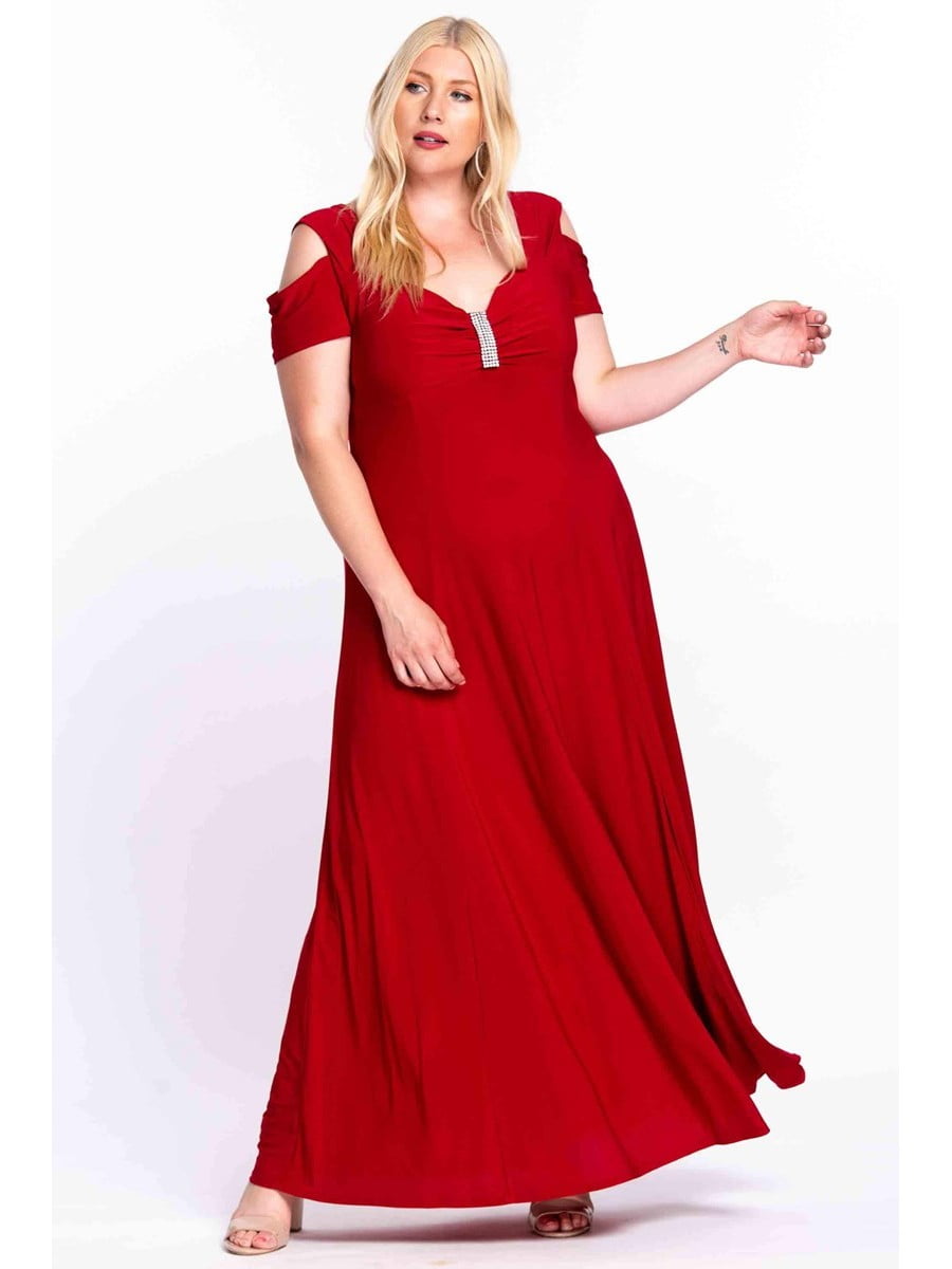 walmart plus size evening dresses