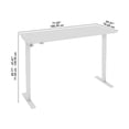 thumbnail image 2 of Scranton & Co Engineered Wood 72W Adjustable Standing Desk in Modern Hickory, 2 of 7