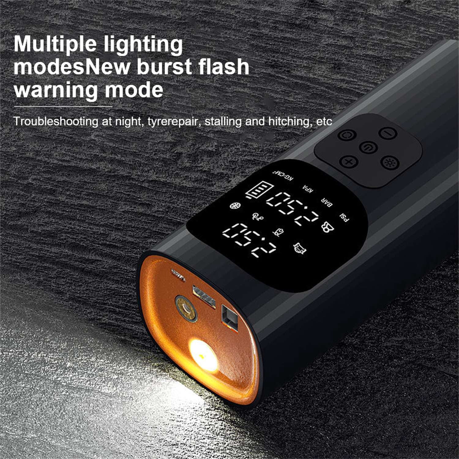 Cordless Tire Inflator Portable Air Compressor,150 PSI Air Pump for Car Tires with Digital Tire Pressure Gauge, Rechargeable Portable Tire Inflator for Car, Motorcycles,Electric Bicycles,Balls