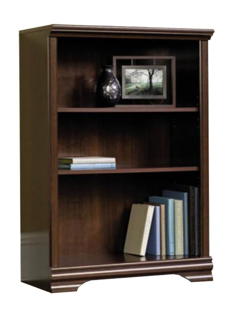 Sauder Furniture Carolina Estate 3Shelf Adjustable Bookcase, Cherry