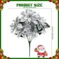 thumbnail image 2 of Artificial Christmas Bouquets Christmas Tree Decorations Artificial Flowers for Holiday Home and Party Decor, 2 of 2