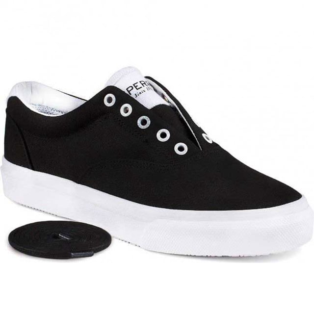 Tenis Sperry Hombre Striper Ll Negro STS12811