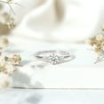 thumbnail image 4 of Rosec Jewels Lab Grown Diamond Promise Engagement Ring (5 mm, EF-VS Quality) - Ready to Gift, 14K White Gold, US 13.00, 4 of 9
