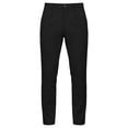 thumbnail image 6 of Mens Golf Pants Stretch Dress Work Comfy Chino Pants Flat Front Lightweight Quick Dry Casual Slim Fit Trousers with Pockets for Work office Bussiness Black, 6 of 9