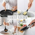 thumbnail image 4 of Country Kitchen 38-Pc Cooking Utensils Set Silicone Spatula & Kitchen Gadgets, Black, 4 of 7