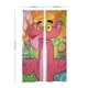 thumbnail image 2 of Cortina para puerta con diseño de pantera rosa, 34 x 57 pulgadas, cortina opaca para puerta, cortina divisoria para privacidad de habitación para decoración del hogar, dormitorio, cocina, 2 paneles, 2 of 6