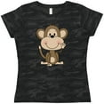 thumbnail image 3 of Inktastic Monkey Women's T-Shirt, 3 of 5