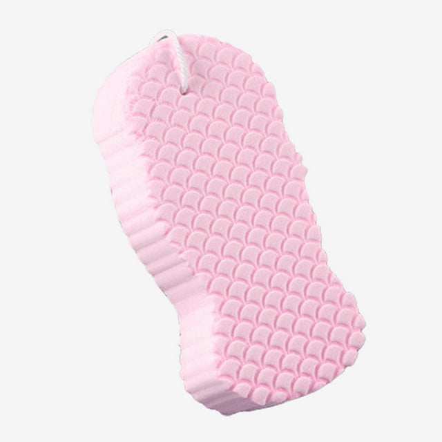 Removedor muerta Yinane súper suave cepillo de Suministros de limpieza corporal Esponja de Baño Exfoliante Rosado