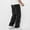 Black, variant on Men's Baggy Track Pants Sports And Casual Pants Solid Color Wide Leg Trousers Workout Joggers Pants
