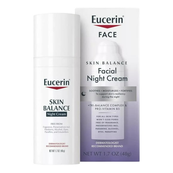 Eucerin, Skin Balance Crema Facial De Noche,vitamina B5,