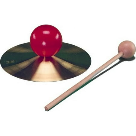 5" Cymbal w/ Mallet, lg. handle