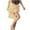 Khaki, variant on GigrtiJin Women Ruffle Mini Skirt Asymmetrical Hem Flowy Layered Skirt Button down A-Line Skirt High Low Beach Skirts